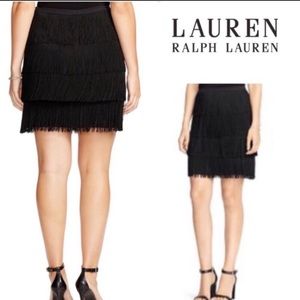 NWT Fringe Skirt by Ralph Lauren